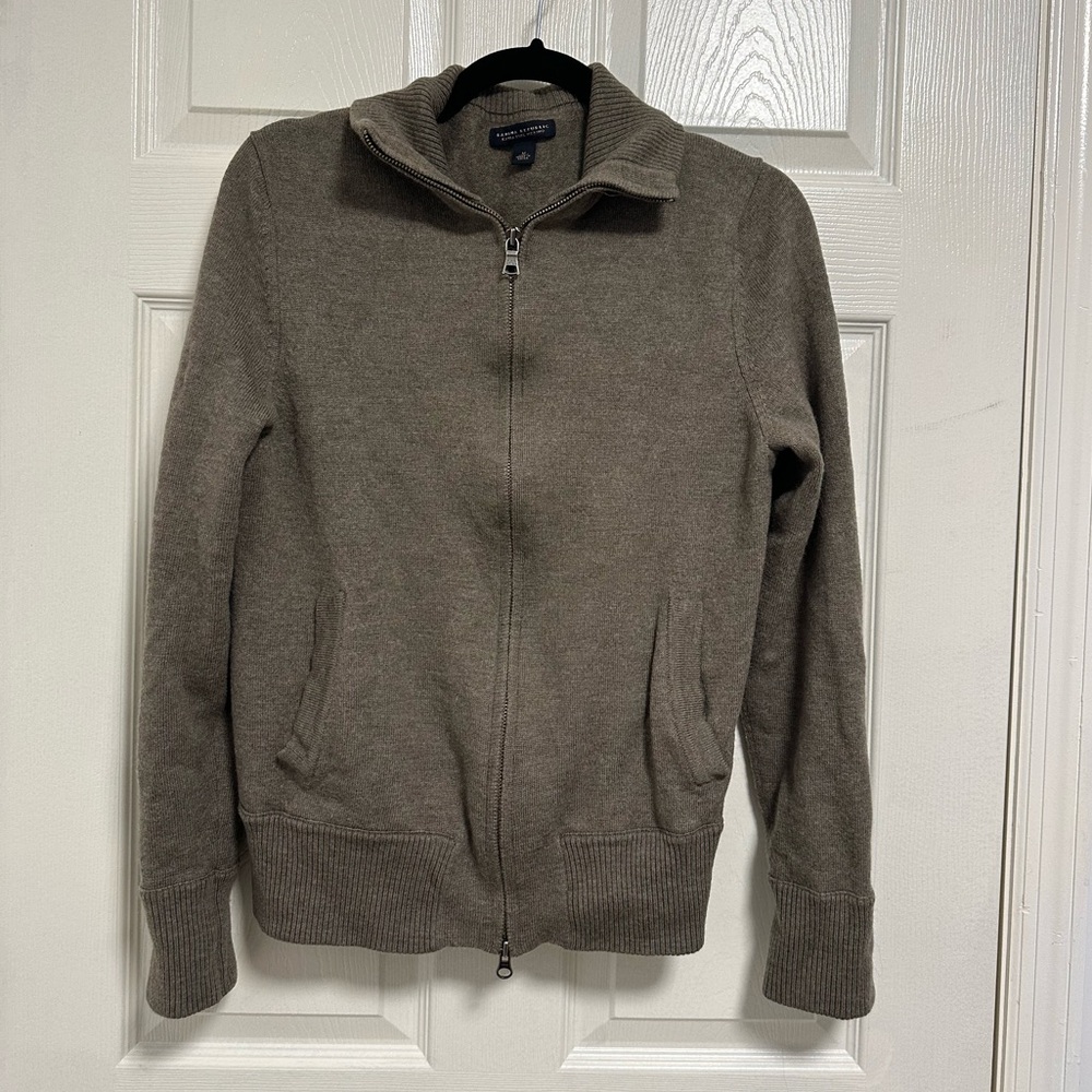 Banana Republic Zip Up Sweater